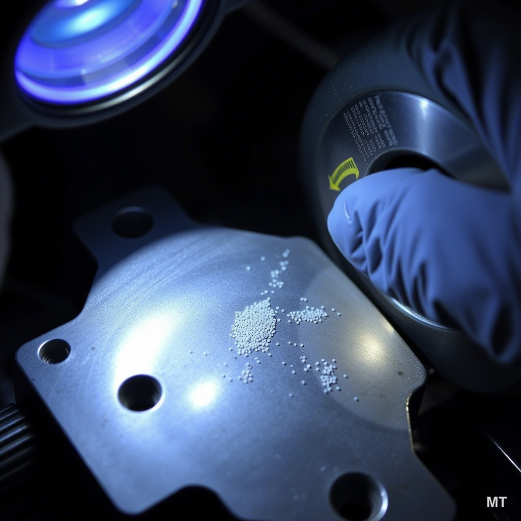 آزمایش ذرات مغناطیس پتروتک